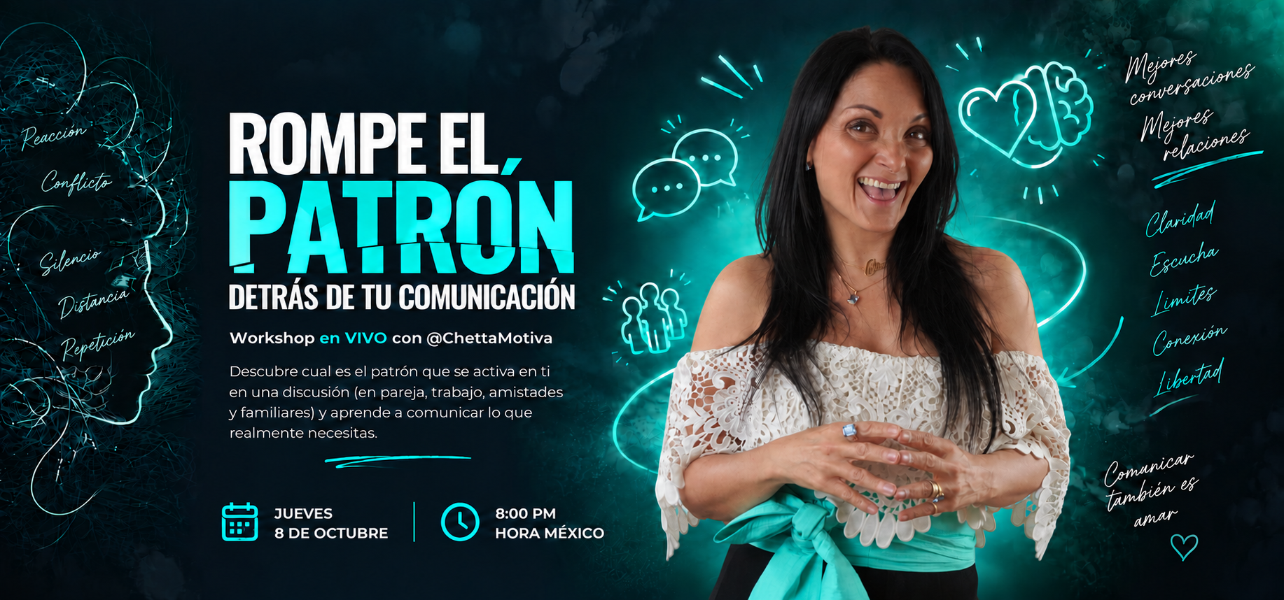 Rompe el Patrón - Workshop en vivo con Chetta